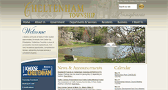 Desktop Screenshot of cheltenhamtownship.org